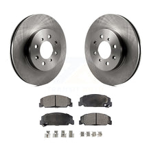 Charger l&#39;image dans la galerie, Front Disc Brake Rotors Ceramic Pad Kit For 1997 Honda Civic LX with 4-Wheel ABS