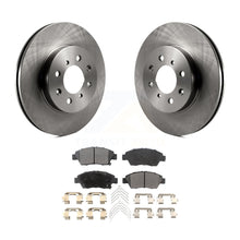 Charger l&#39;image dans la galerie, Front Disc Brake Rotors And Ceramic Pads Kit For Honda Civic Fit del Sol