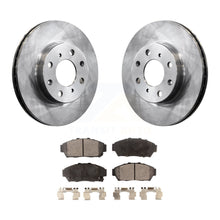 Charger l&#39;image dans la galerie, Front Brake Rotors &amp; Ceramic Pad Kit For 94-95 Honda Civic EX with Sedan Non-ABS