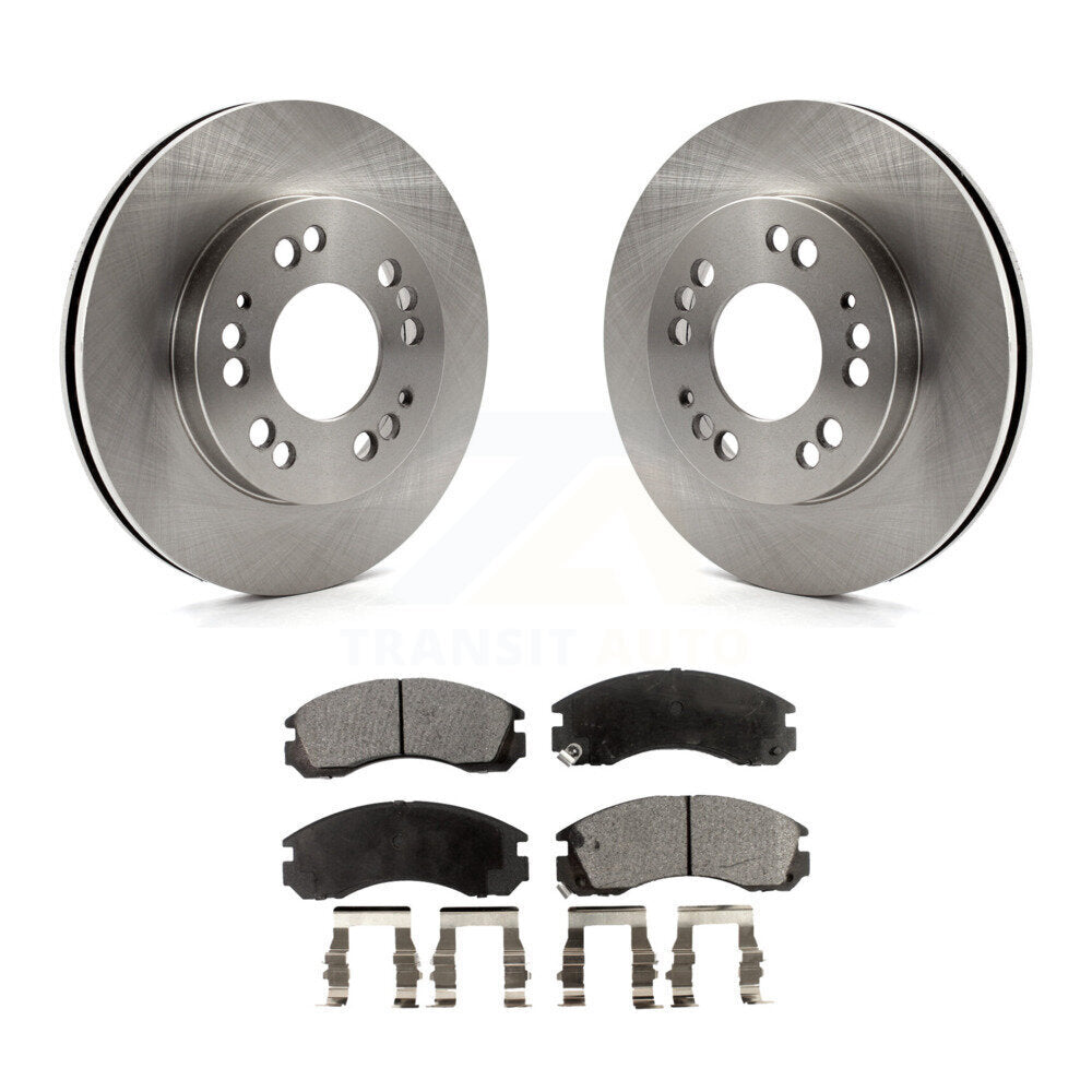 Front Disc Brake Rotors And Ceramic Pads Kit For Eagle Talon Plymouth Laser AWD