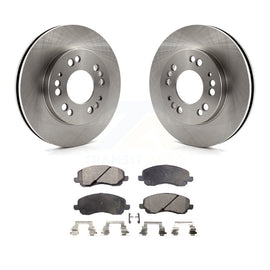 [Front] 2001 Mitsubishi Eclipse Galant 2.4L Premium OE Brake Rotors & Ceramic Pads Kit For Max Braking