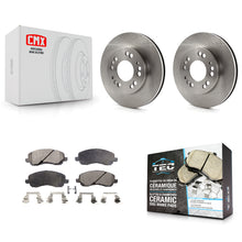 Load image into Gallery viewer, [Front] 2001 Mitsubishi Eclipse Galant 2.4L Premium OE Brake Rotors &amp; Ceramic Pads Kit For Max Braking