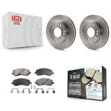 [Front] 2001 Mitsubishi Eclipse Galant 2.4L Premium OE Brake Rotors & Ceramic Pads Kit For Max Braking