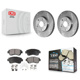 Front Brake Rotor And Ceramic Pad Kit For Toyota Camry Sienna Avalon Lexus ES300