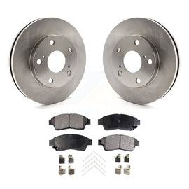 Front Disc Brake Rotors And Ceramic Pads Kit For Toyota Camry 2.2L
