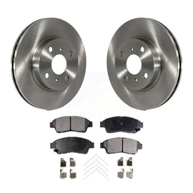 [Front] 1993-1997 Toyota Corolla Geo Prizm Premium OE Brake Rotors & Ceramic Pads Kit For Max Braking
