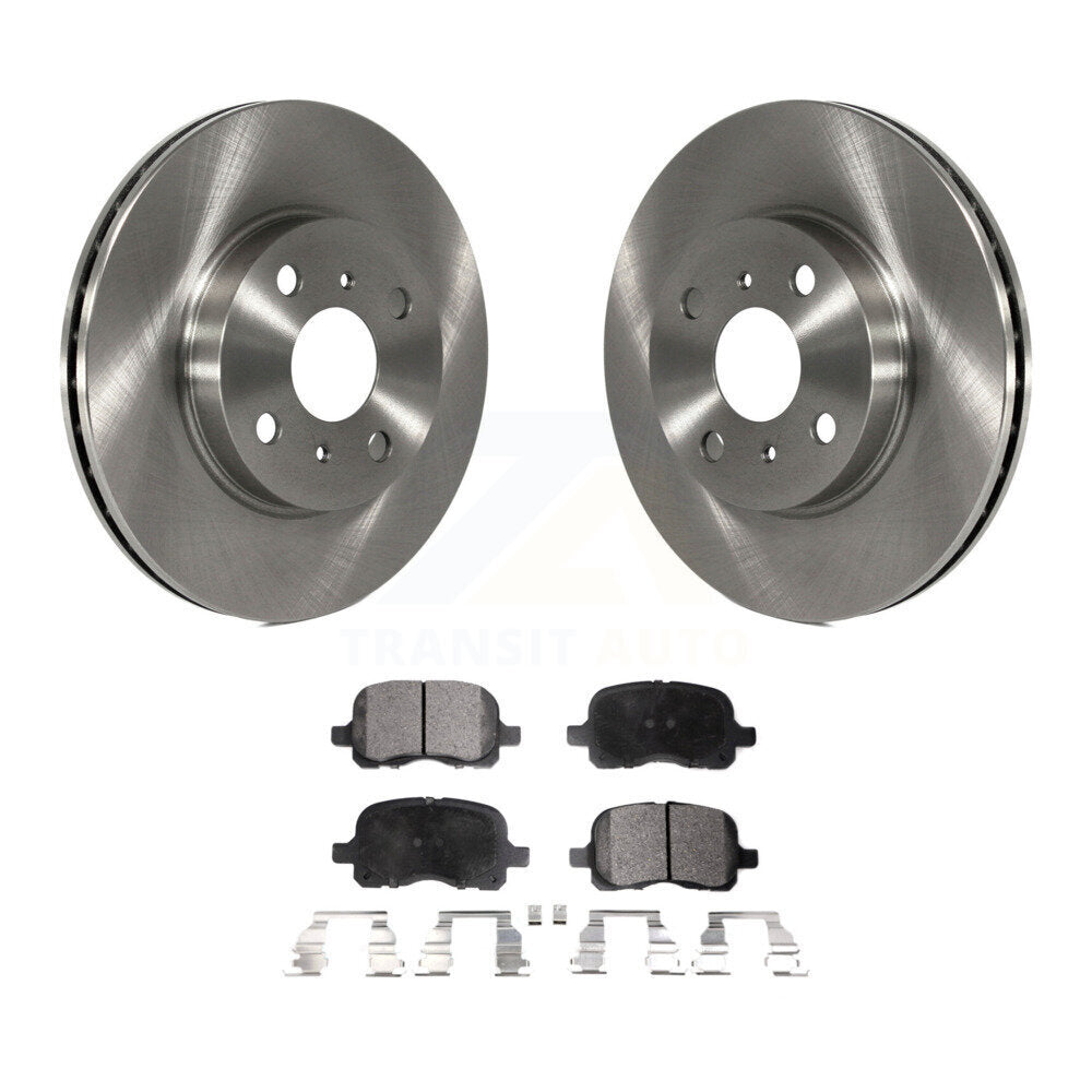 Front Brake Rotor & Ceramic Pad Kit For 1998-2002 Toyota Corolla Chevrolet Prizm