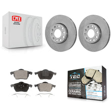Load image into Gallery viewer, Front Disc Brake Rotors Ceramic Pad Kit For Volkswagen Passat Audi A4 Quattro A6