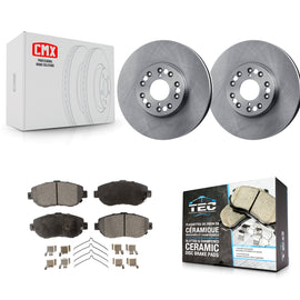 Front Disc Brake Rotor & Ceramic Pad Kit For Lexus GS300 SC430 IS300 GS400 GS430