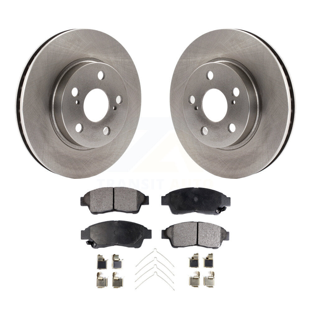 Front Disc Brake Rotors And Ceramic Pads Kit For 1994-1997 Toyota Celica ST