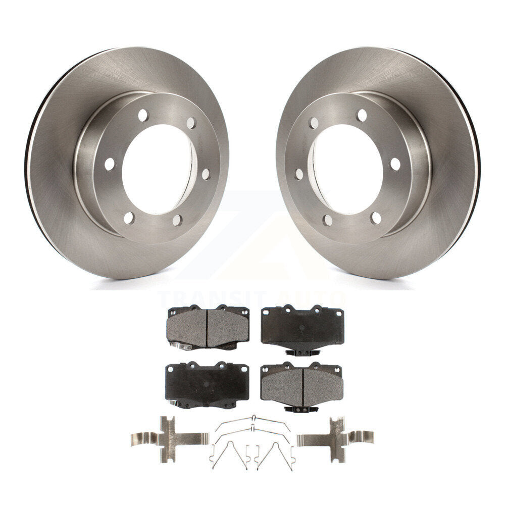 Front Disc Brake Rotors And Ceramic Pads Kit For Toyota 4Runner Tacoma