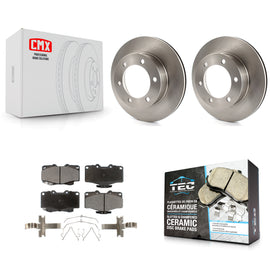Front Disc Brake Rotors And Ceramic Pads Kit For Toyota 4Runner Tacoma