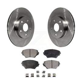Front Brake Rotor And Ceramic Pad Kit For Toyota RAV4 BATTERY EV (EV BEV) engine