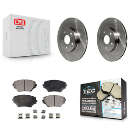 Front Brake Rotor And Ceramic Pad Kit For Toyota RAV4 BATTERY EV (EV BEV) engine