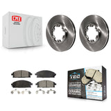 Front Disc Brake Rotors And Ceramic Pads Kit For Nissan Pathfinder INFINITI QX4