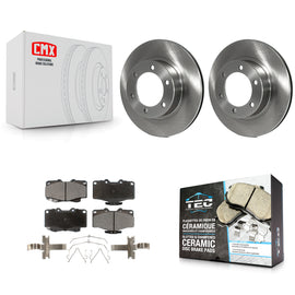 Front Disc Brake Rotors And Ceramic Pads Kit For Toyota 4Runner Tacoma