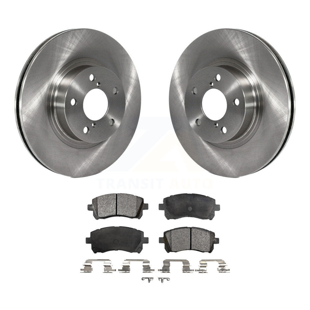 Front Brake Rotor And Ceramic Pad Kit For Subaru Legacy Forester Outback Impreza