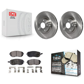 Front Disc Brake Rotors And Ceramic Pads Kit For Subaru Impreza Legacy Saab 9-2X