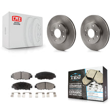 Load image into Gallery viewer, Front Disc Brake Rotors And Ceramic Pads Kit For Honda Accord Acura CL