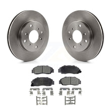 Load image into Gallery viewer, Front Disc Brake Rotors And Ceramic Pads Kit For 1993-1994 Honda Prelude VTEC