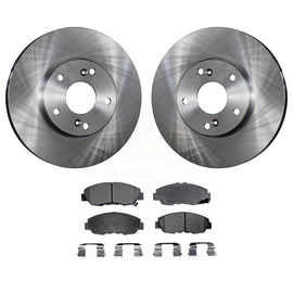 [Front] 2011 Honda Civic GX Premium OE Brake Rotors & Ceramic Pads Kit For Max Braking