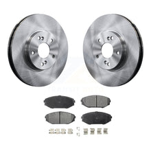 Charger l&#39;image dans la galerie, Front Disc Brake Rotors And Ceramic Pads Kit For Honda Odyssey Acura MDX