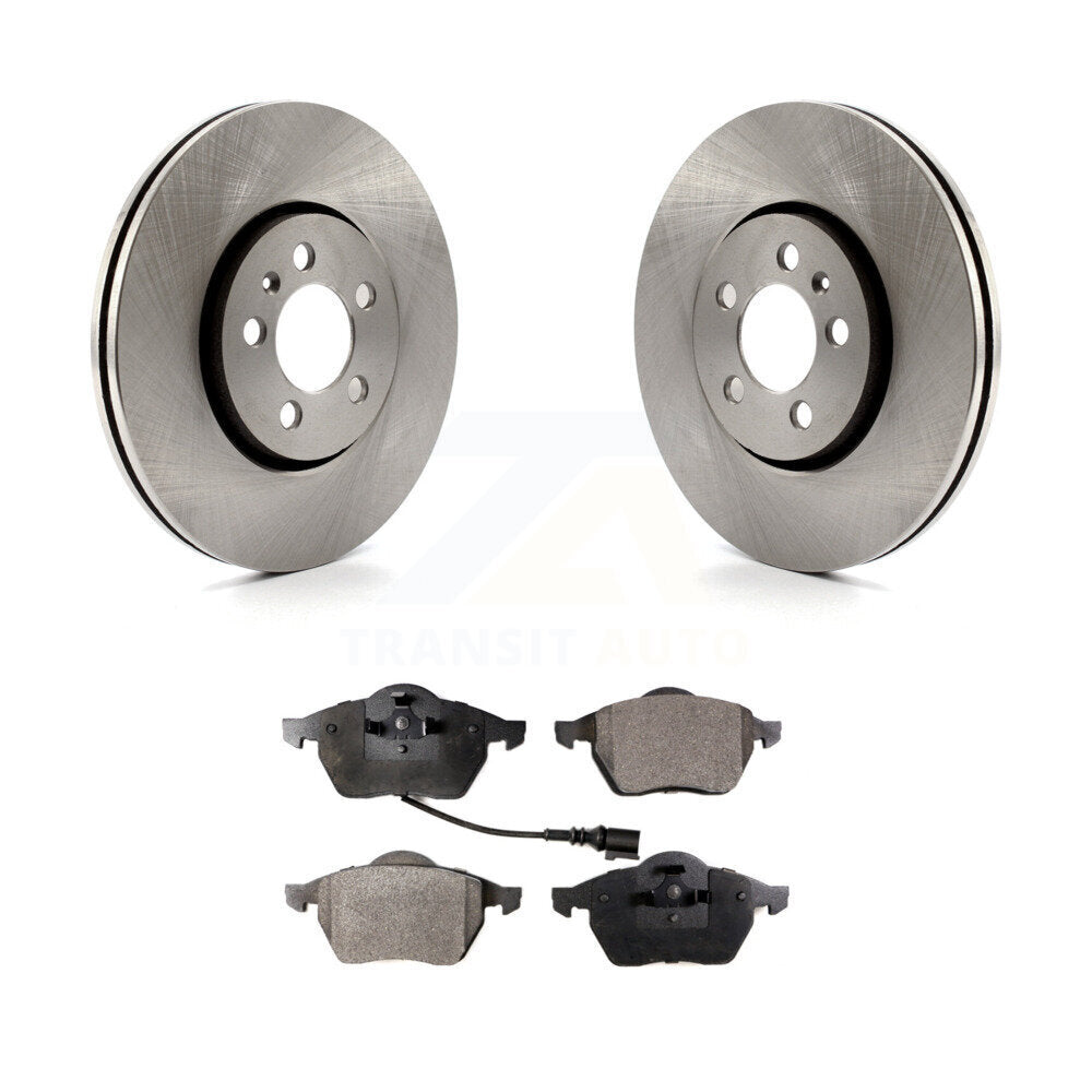 Front Disc Brake Rotors And Ceramic Pads Kit For Volkswagen Jetta Beetle Golf