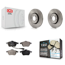 Load image into Gallery viewer, Front Disc Brake Rotors And Ceramic Pads Kit For Volkswagen Jetta Beetle Golf