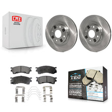 Load image into Gallery viewer, [Front] 1999-2000 Mazda Protege 1.8L Premium OE Brake Rotors &amp; Ceramic Pads Kit For Max Braking