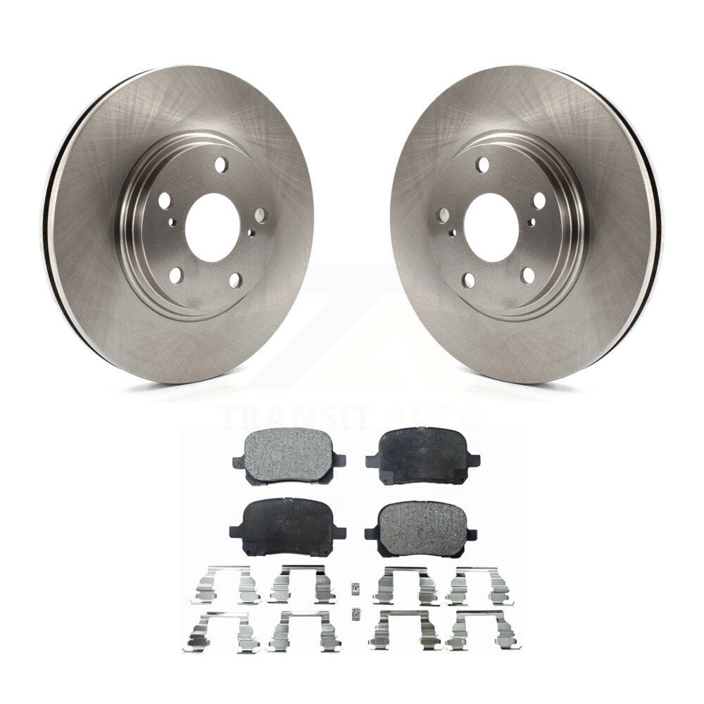 Front Disc Brake Rotors And Ceramic Pads Kit For 1999-2001 Lexus RX300