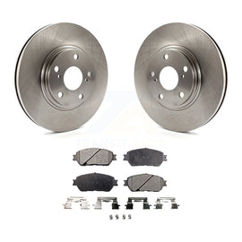 [Front] 2004-2006 Lexus ES330 Premium OE Brake Rotors & Ceramic Pads Kit For Max Braking