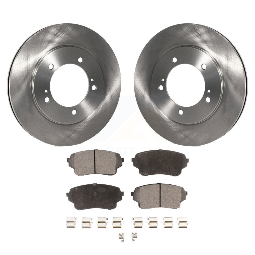 Front Disc Brake Rotors And Ceramic Pads Kit For Suzuki XL-7 Grand Vitara