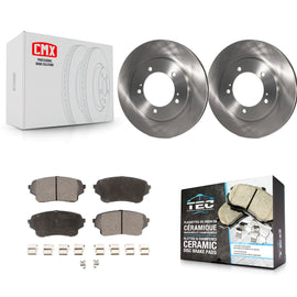 Front Disc Brake Rotors And Ceramic Pads Kit For Suzuki XL-7 Grand Vitara