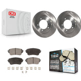 Front Disc Brake Rotors And Ceramic Pads Kit For Suzuki XL-7 Grand Vitara