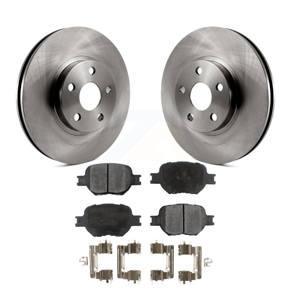 Front Disc Brake Rotors And Ceramic Pads Kit For Scion tC Toyota Celica