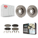 [Front] 2000-2009 Honda S2000 Premium OE Brake Rotors & Ceramic Pads Kit For Max Braking