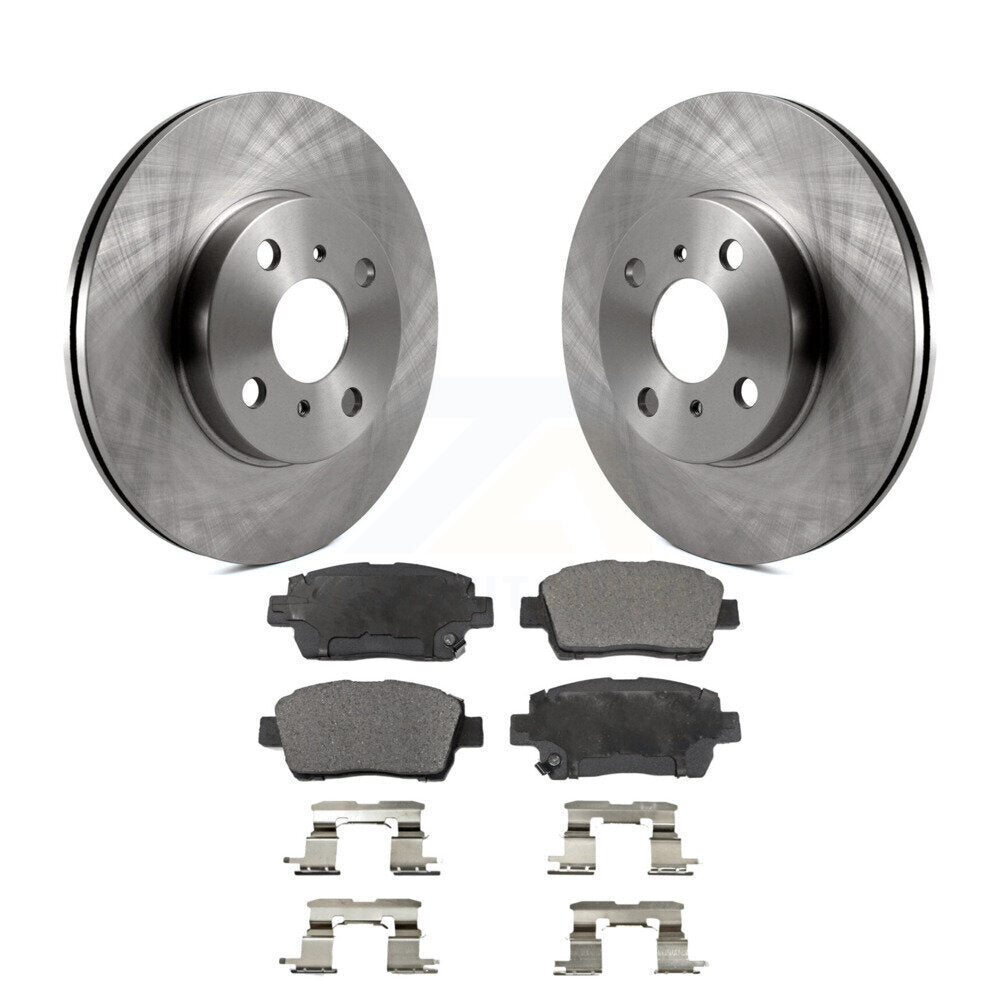 Front Disc Brake Rotors And Ceramic Pads Kit For Toyota Echo MR2 Spyder