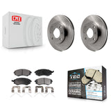 Front Disc Brake Rotors And Ceramic Pads Kit For Hyundai Elantra Tiburon Sonata
