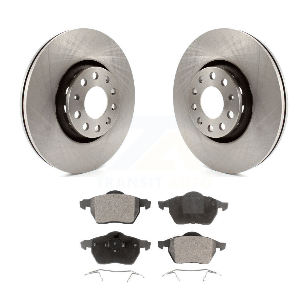 Front Disc Brake Rotors And Ceramic Pads Kit For Audi A4 Quattro A6 S4 S6