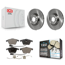 Load image into Gallery viewer, Front Disc Brake Rotors And Ceramic Pads Kit For Audi A4 Quattro