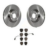Front Disc Brake Rotors And Ceramic Pads Kit For Audi A4 Quattro S4 A6 S6