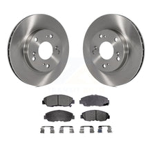 Load image into Gallery viewer, Front Disc Brake Rotors And Ceramic Pads Kit For Honda Civic