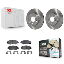 Load image into Gallery viewer, Front Disc Brake Rotors And Ceramic Pads Kit For Honda Civic