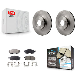 Front Brake Rotor Ceramic Pad Kit For Nissan Altima Maxima Infiniti I35 INFINITI