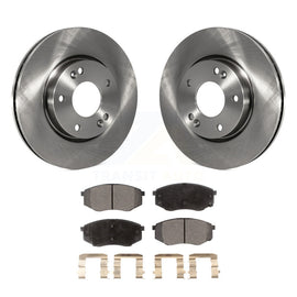 Front Disc Brake Rotors And Ceramic Pads Kit For Hyundai Tucson Kia Sportage FWD