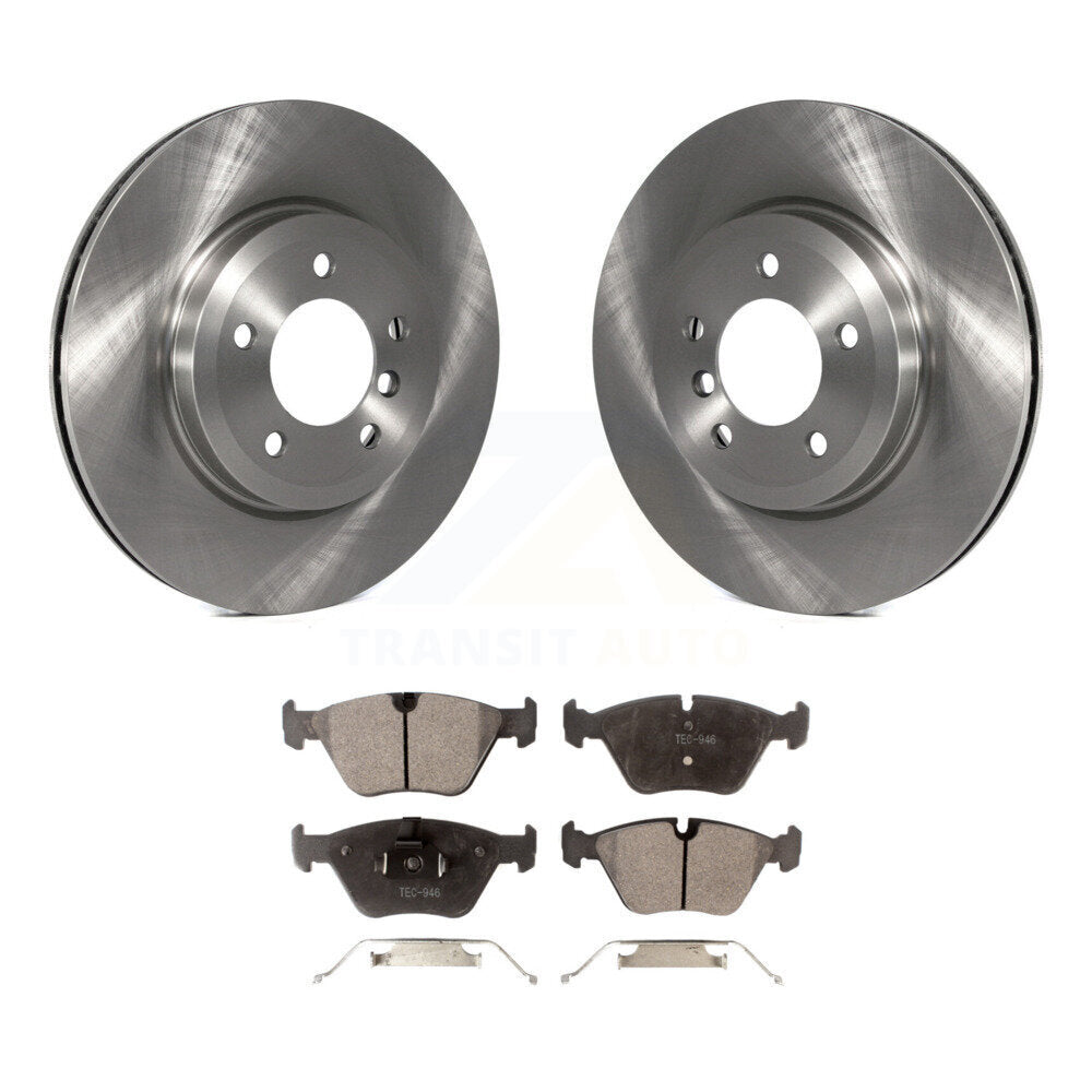 Front Disc Brake Rotors And Ceramic Pads Kit For BMW 330Ci 330i Z4 330xi