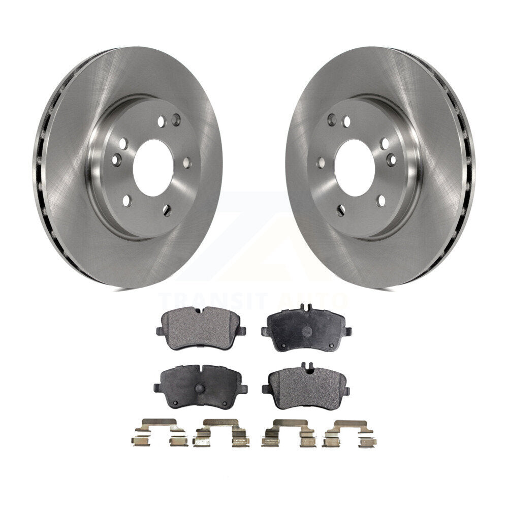 Front Disc Brake Rotors And Ceramic Pads Kit For Mercedes-Benz C230 C240