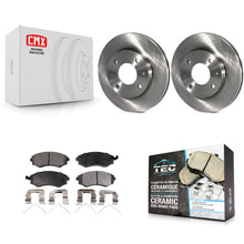 Charger l'image dans la galerie, Front Brake Rotor Ceramic Pad Kit For Hyundai Elantra Sonata Kia Optima Magentis