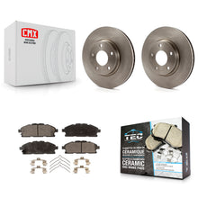 Load image into Gallery viewer, [Front] 2011-2017 Nissan Quest Premium OE Brake Rotors &amp; Ceramic Pads Kit For Max Braking