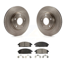 Charger l&#39;image dans la galerie, Front Disc Brake Rotors And Ceramic Pads Kit For 2004-2009 Nissan Quest